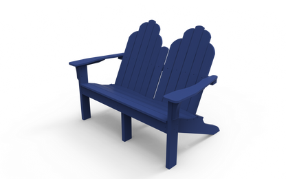 Seaside Casual Adirondack Classic Love Seat - 012