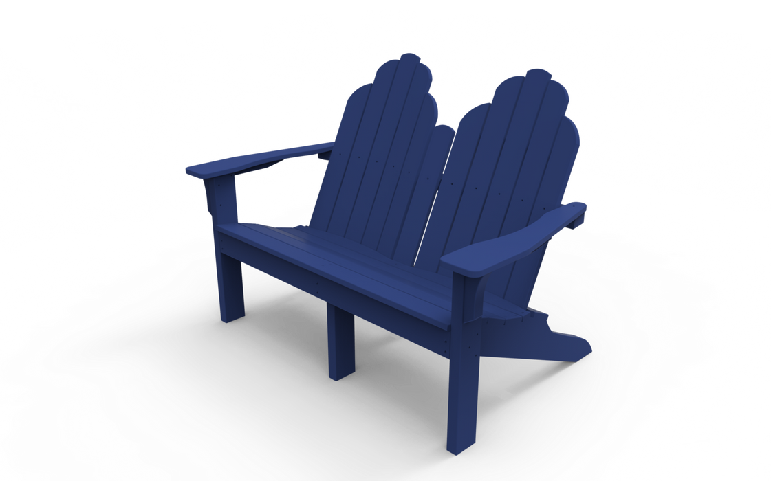 Seaside Casual Adirondack Classic Love Seat - SC-012