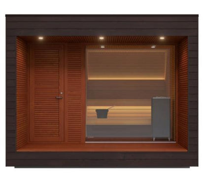 Auroom Natura Outdoor Modular Sauna Cabin, Up to 5 Persons