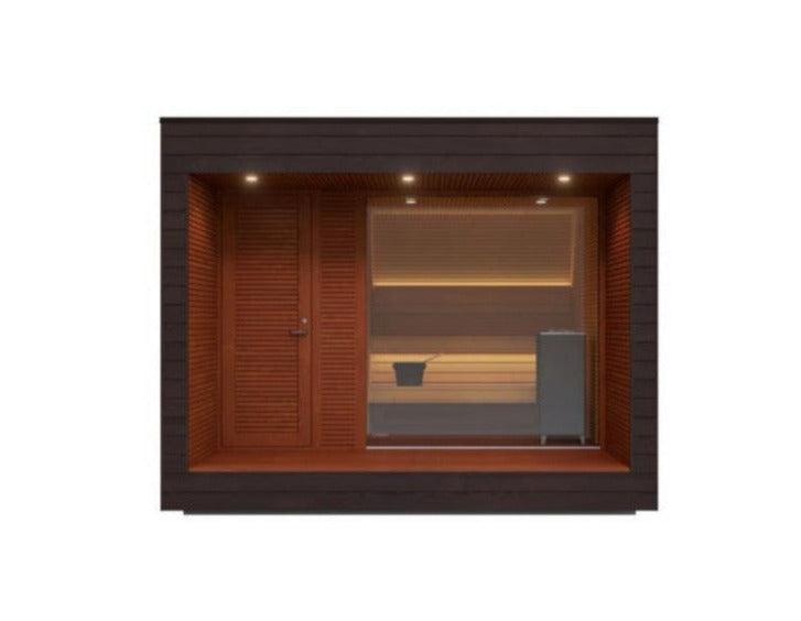 Auroom Natura Outdoor Modular Sauna Cabin, Up to 5 Persons