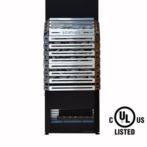 Saunum Air 5 Sauna Heater –  4.8kW Air Series w/ Climate Equalizer, Stainless Steel