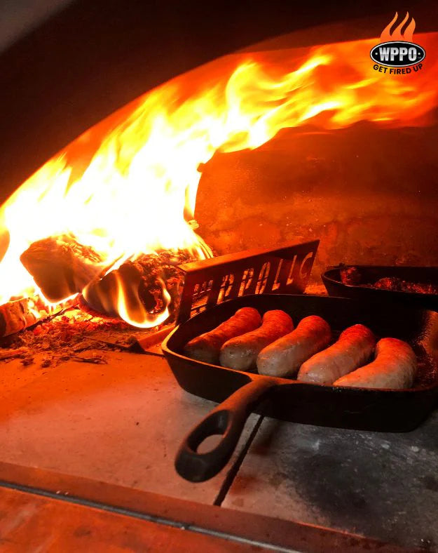 WPPO Karma 55" 304 Stainless Steel Commercial Wood-Fired Oven - WKK-04COM