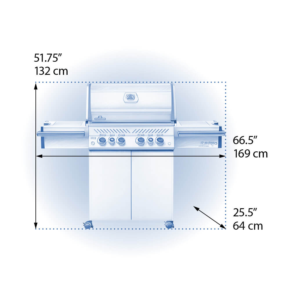 Napoleon Prestige PRO™ 500 RSIB Natural Gas Grill with Infrared Rear and Side Burners - PRO500RSIBNSS-3