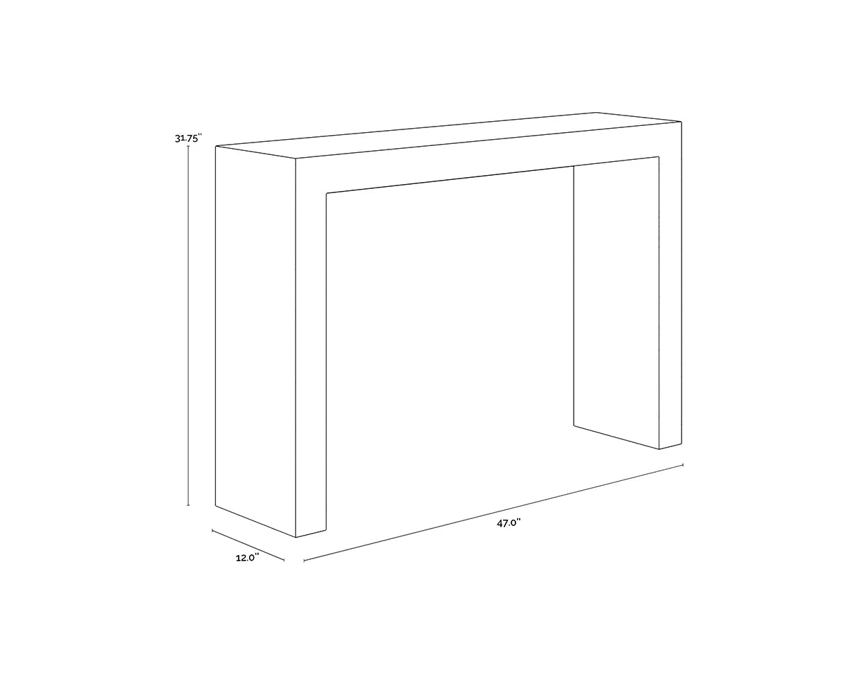 SUNPAN Axle Console Table