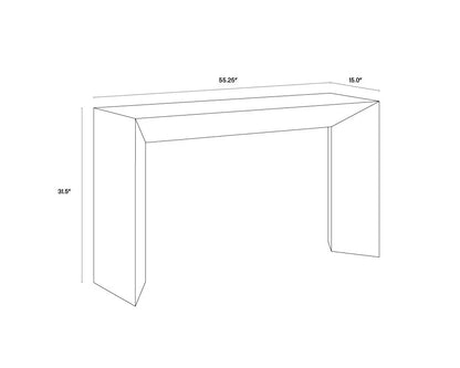SUNPAN Nomad Console Table