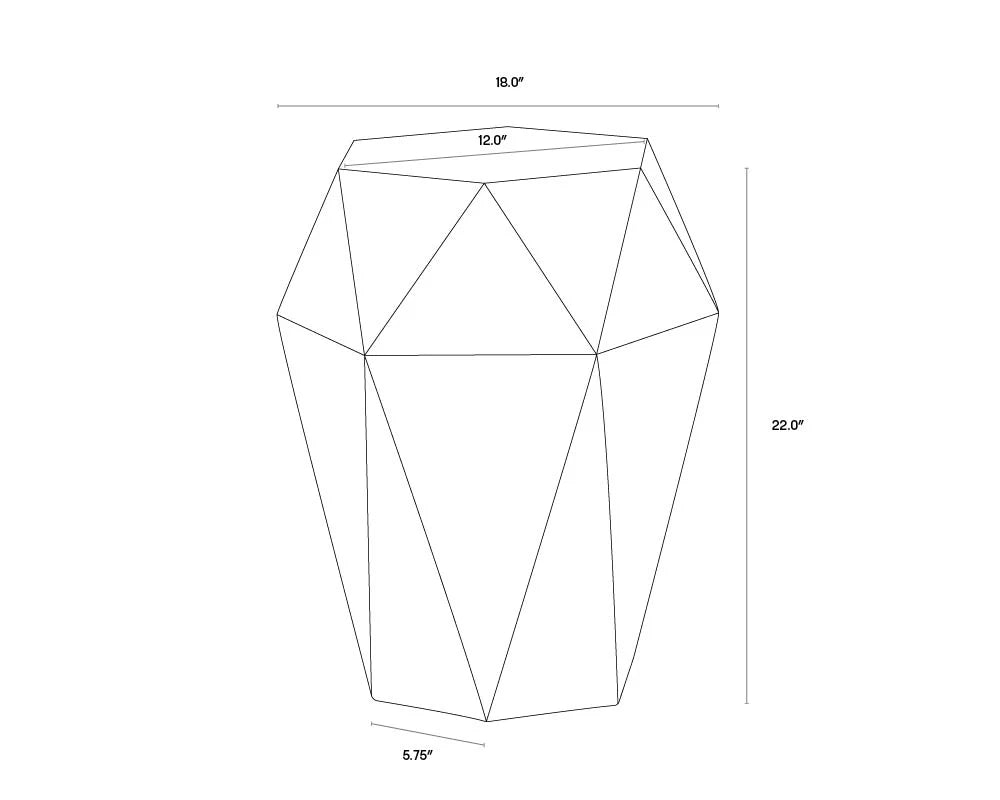 SUNPAN Constance End Table