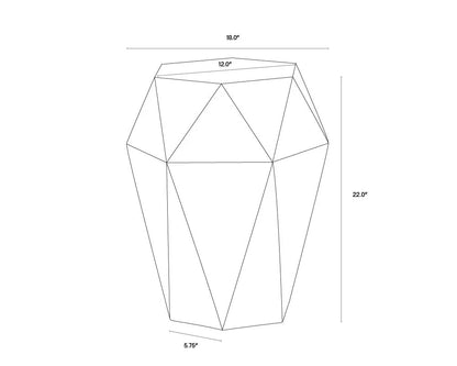 SUNPAN Constance End Table