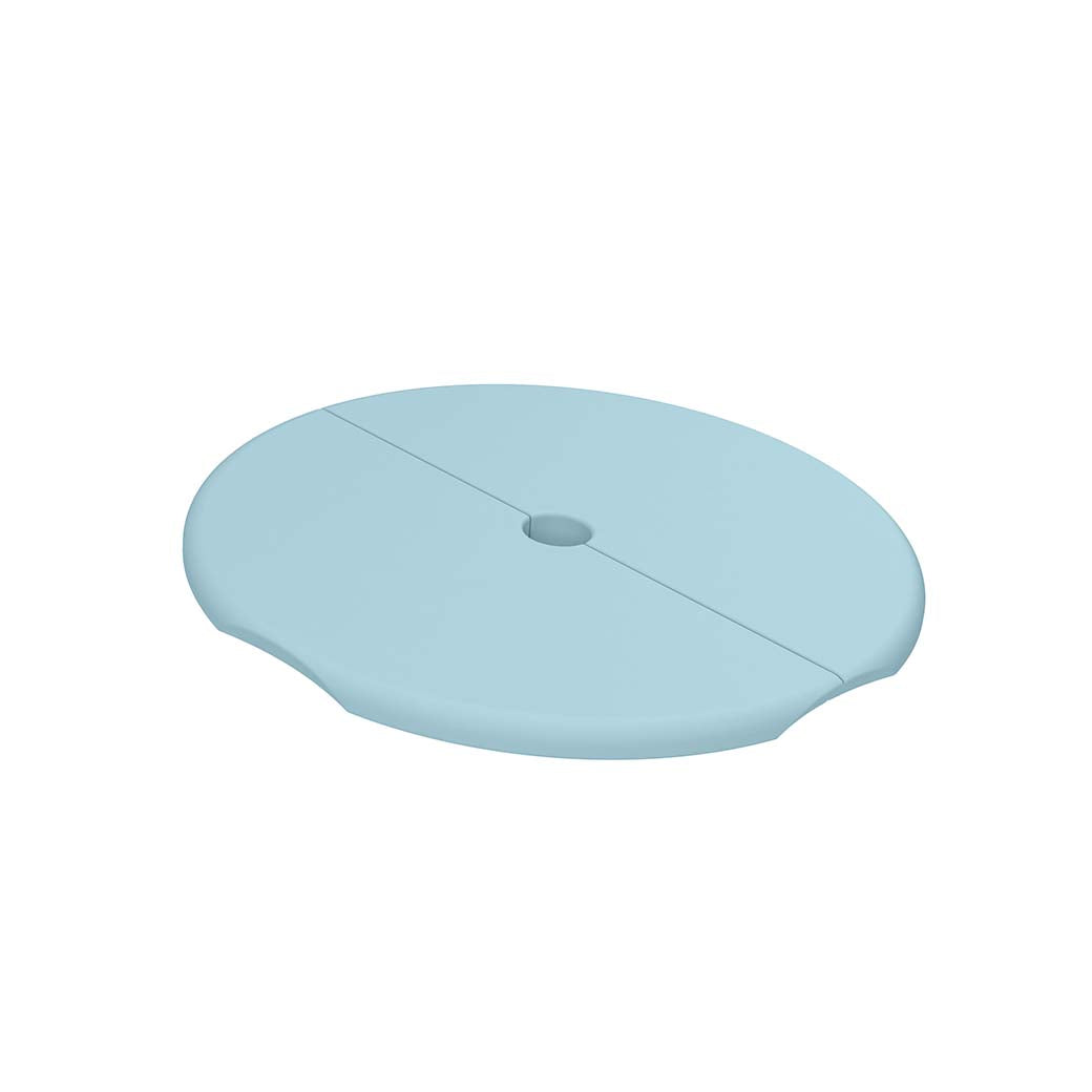 Ledge Lounger Signature Tall Ice Bin Side Table Lid w/ Umbrella Hole (Available in 6 Resin Colors) - LL-SG-ST-22LOHV2-DB