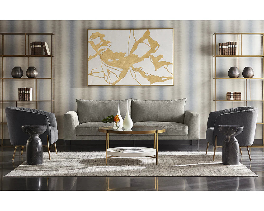 SUNPAN Goya End Table - Marble Look