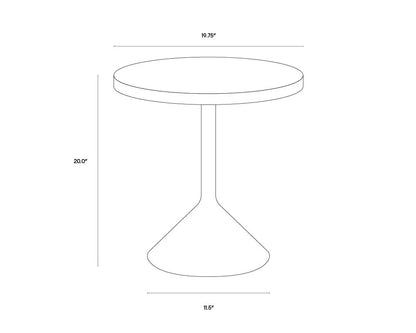 SUNPAN Laszilo End Table