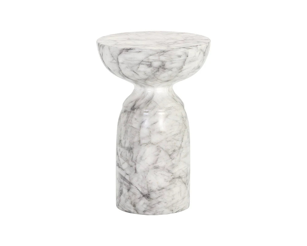SUNPAN Goya End Table - Marble Look