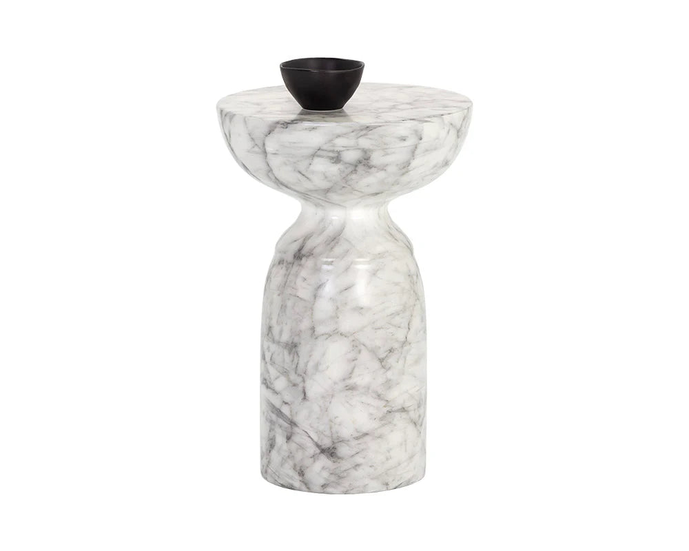SUNPAN Goya End Table - Marble Look