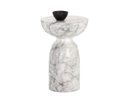 SUNPAN Goya End Table - Marble Look