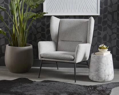 SUNPAN Aries End Table - Marble Look