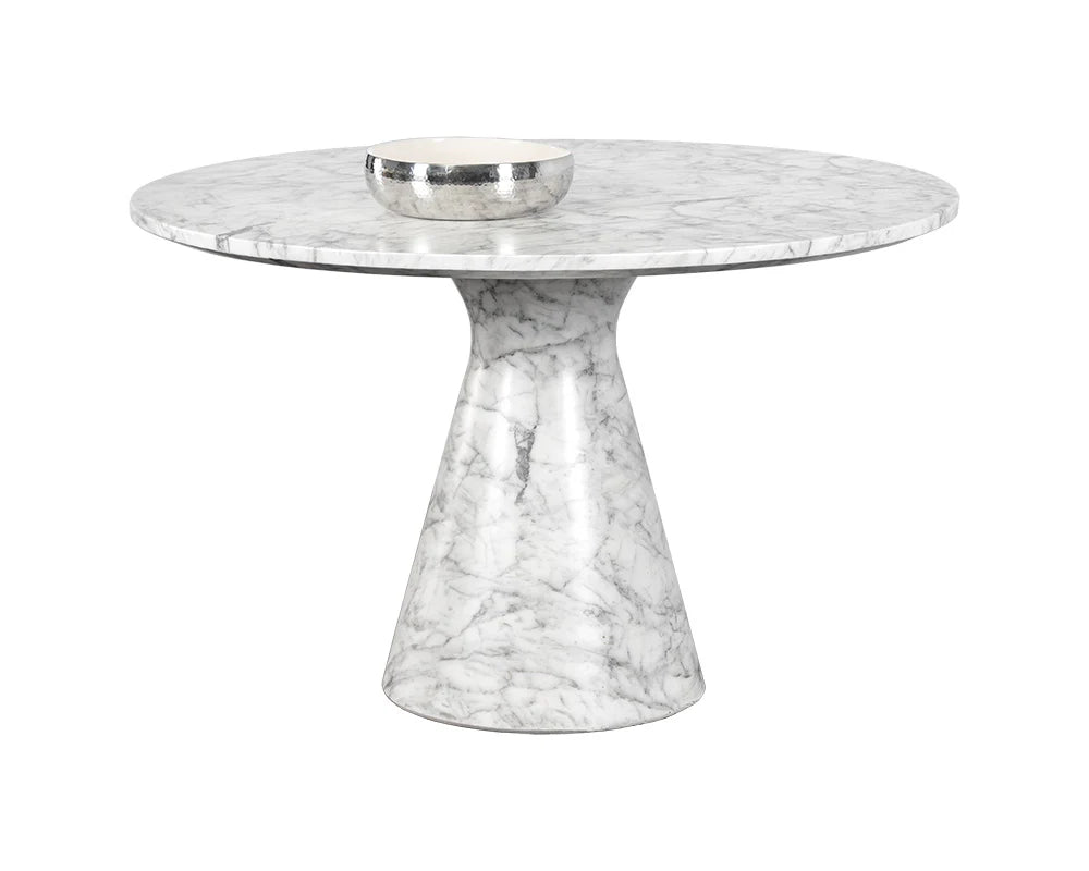 SUNPAN Shelburne Dining Table - Marble Look – 47"