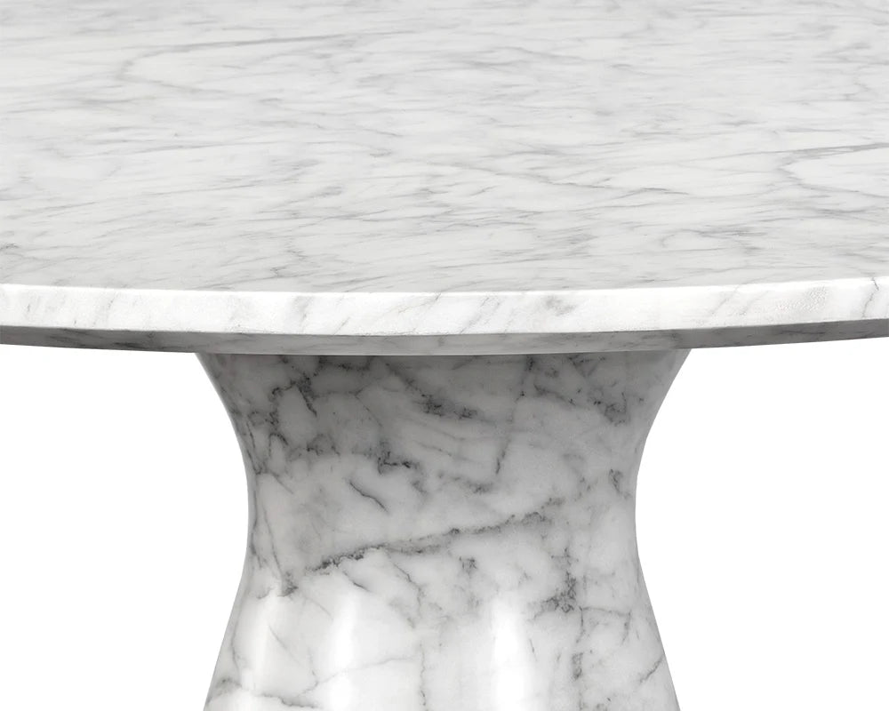 SUNPAN Shelburne Dining Table - Marble Look – 47"