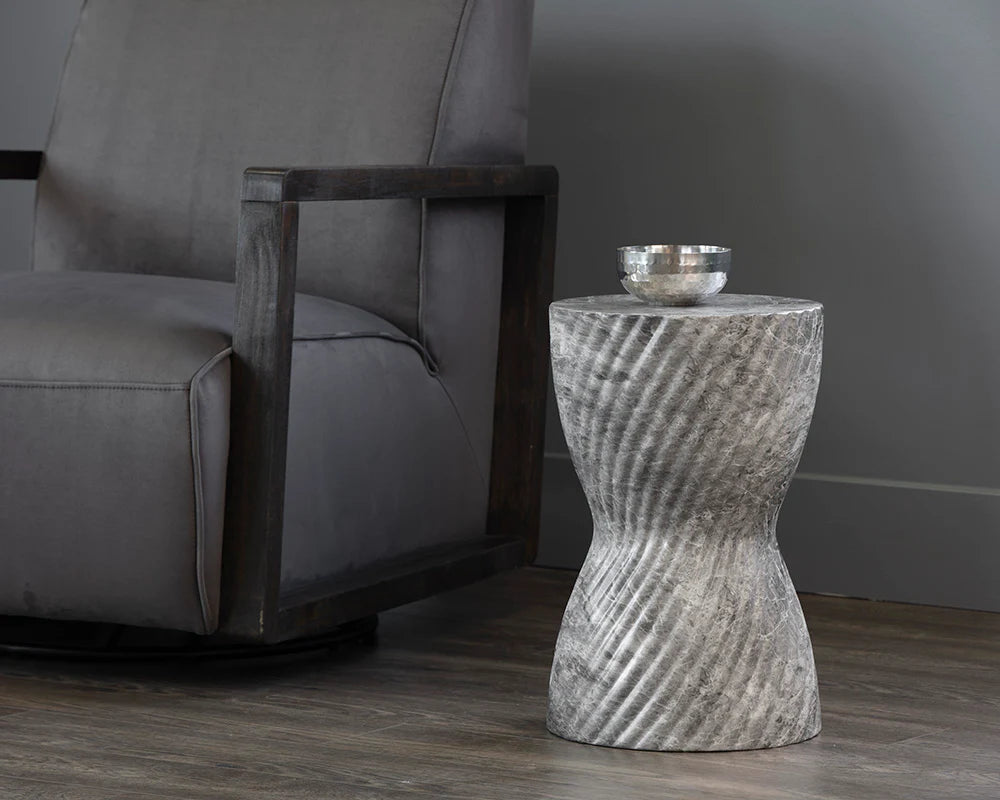 SUNPAN Cara End Table - Marble Look