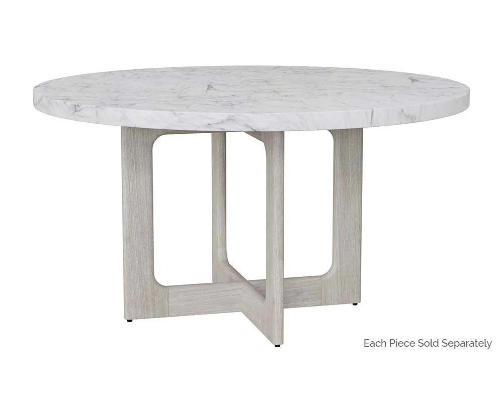 SUNPAN Cypher Dining Table Top - Marble Look – 55"