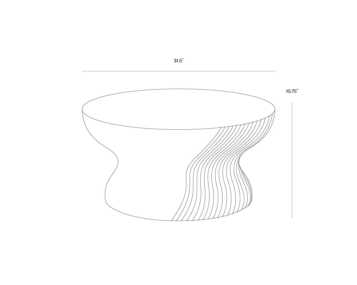 SUNPAN Cara Coffee Table