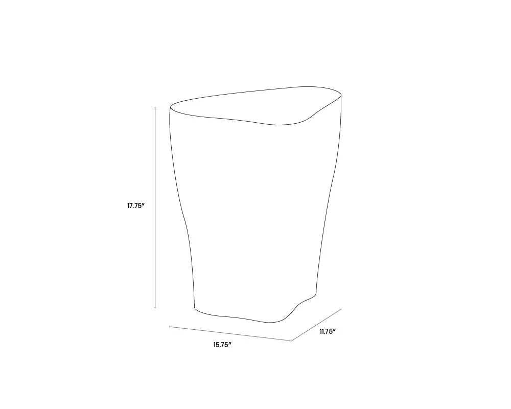 SUNPAN Dali End Table - White - Small