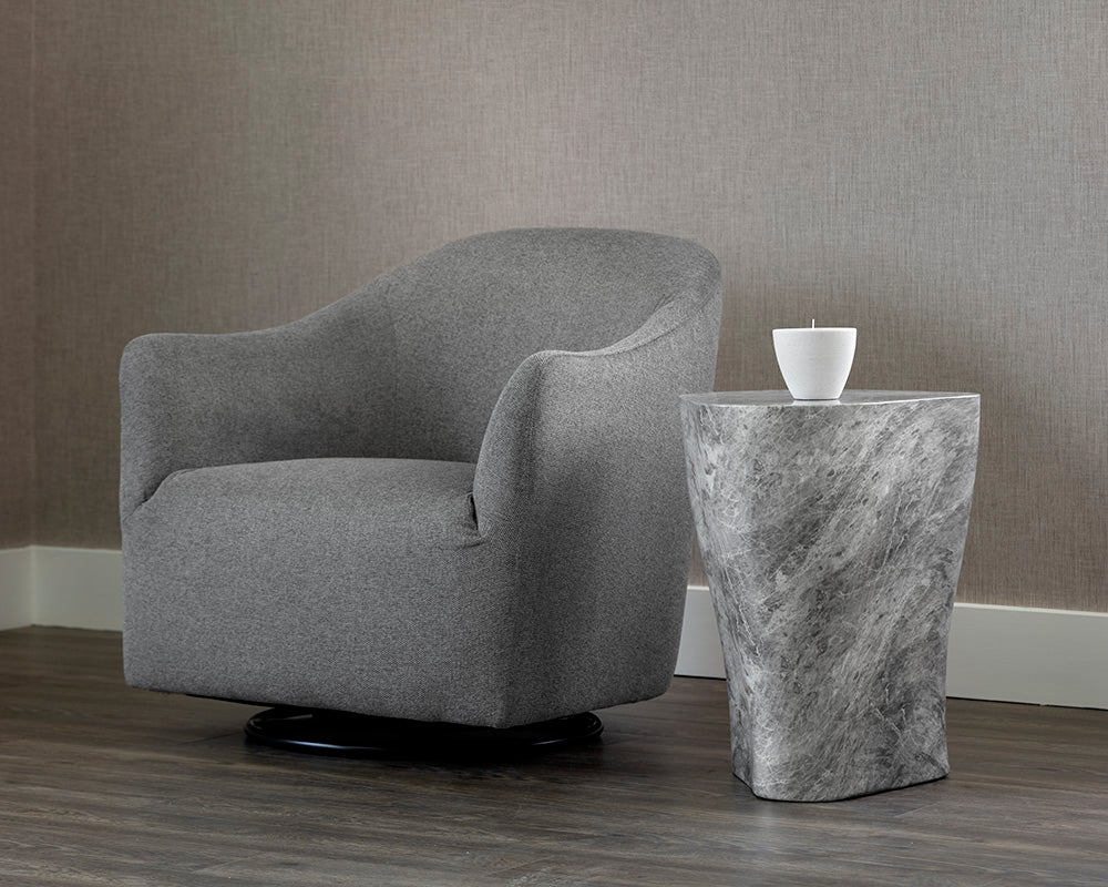 SUNPAN Dali End Table - Marble Look - Large