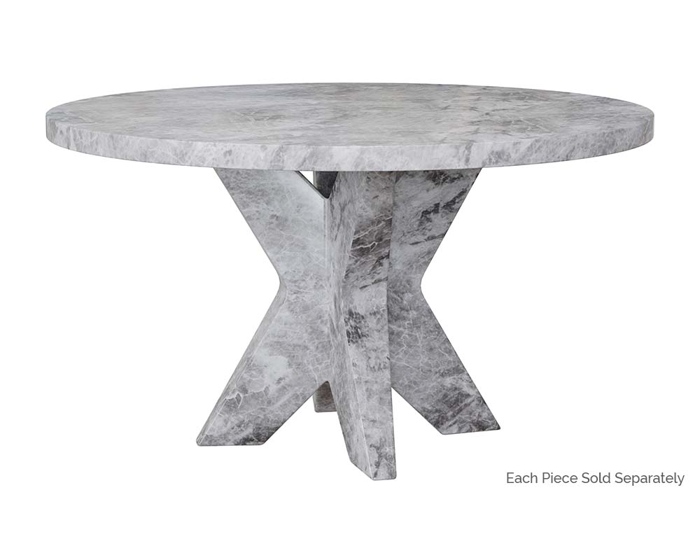 SUNPAN Cypher Dining Table Top - Marble Look – 55"