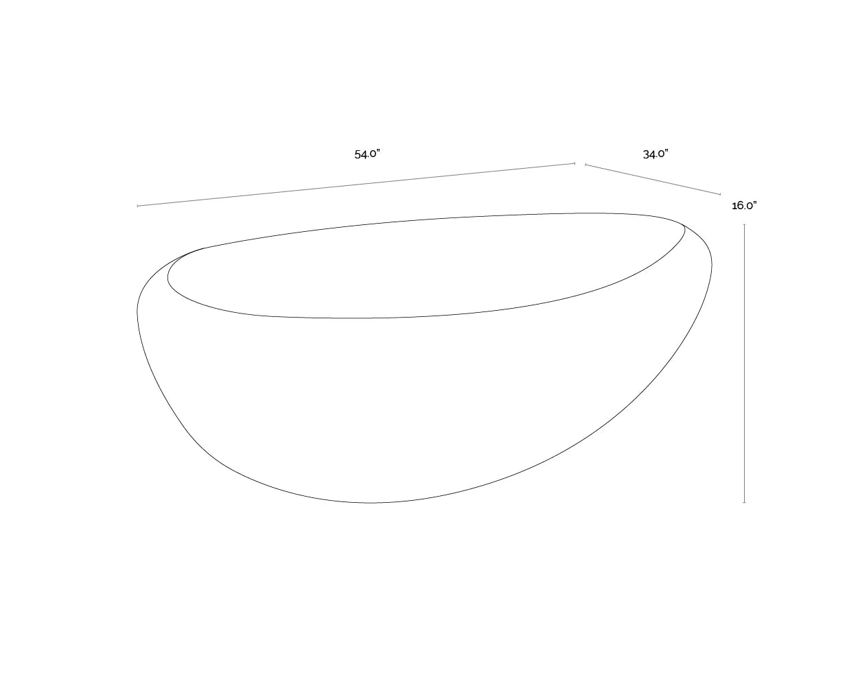 SUNPAN Corvo Coffee Table – Large