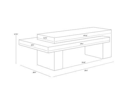 SUNPAN Herriot Coffee Table
