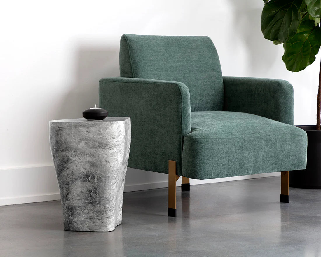 SUNPAN Dali End Table - Marble Look - Small