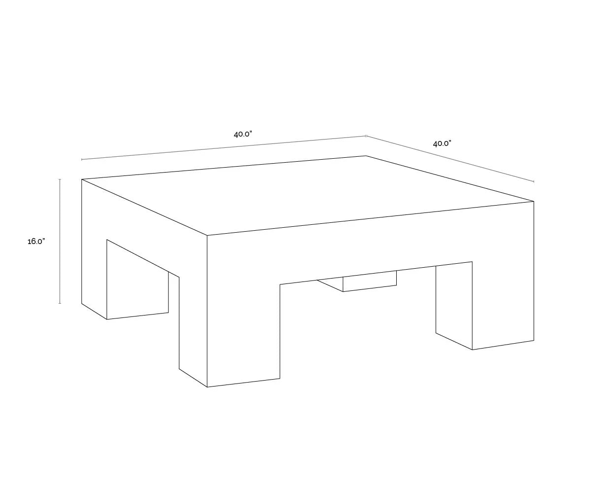 SUNPAN Renley Coffee Table