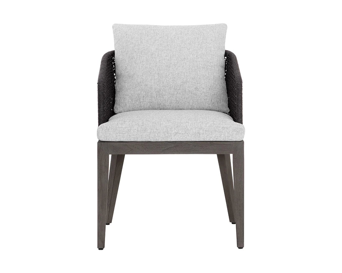 SUNPAN Capri Dining Armchair - Smoke Grey