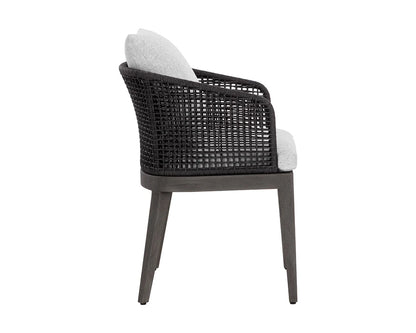 SUNPAN Capri Dining Armchair - Smoke Grey