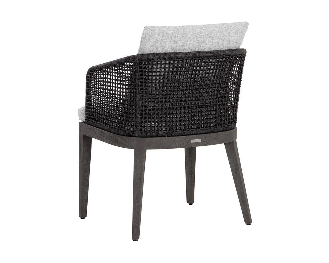 SUNPAN Capri Dining Armchair - Smoke Grey