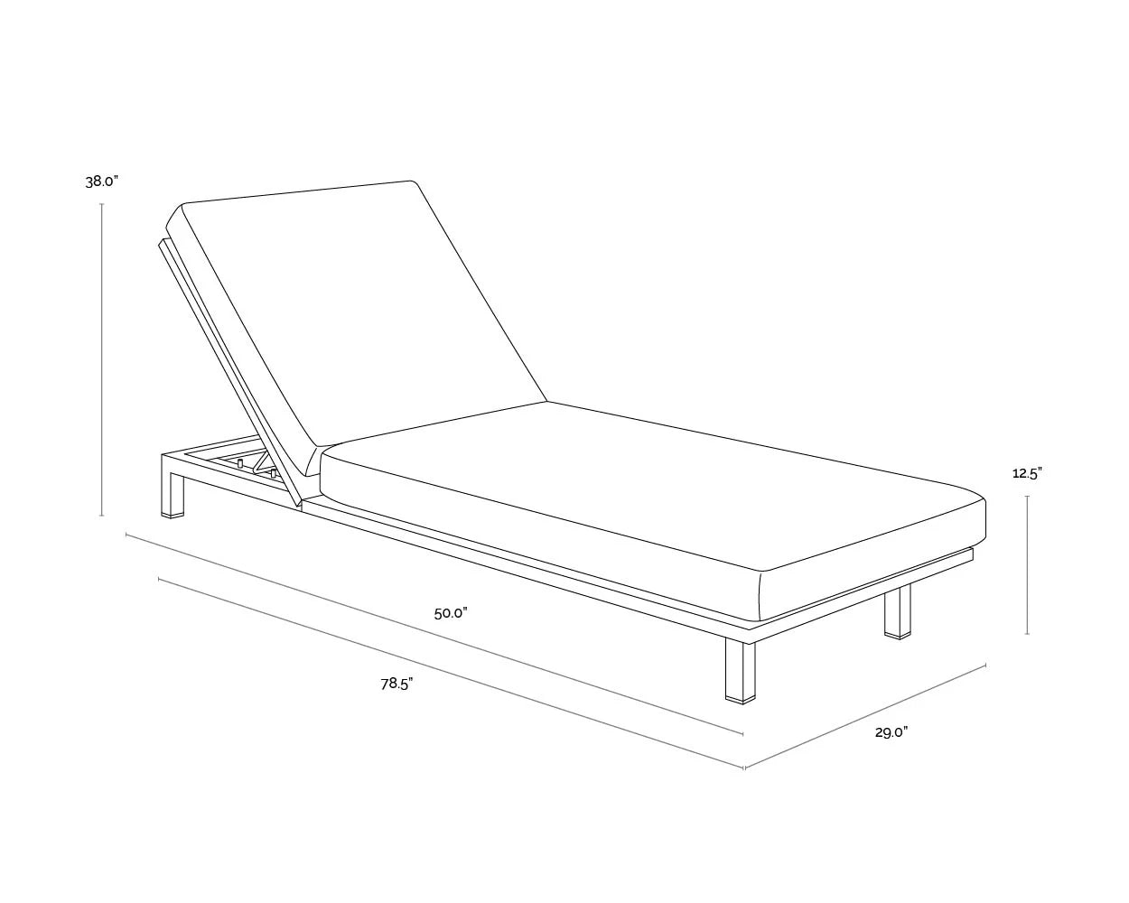 SUNPAN Geneve Lounger