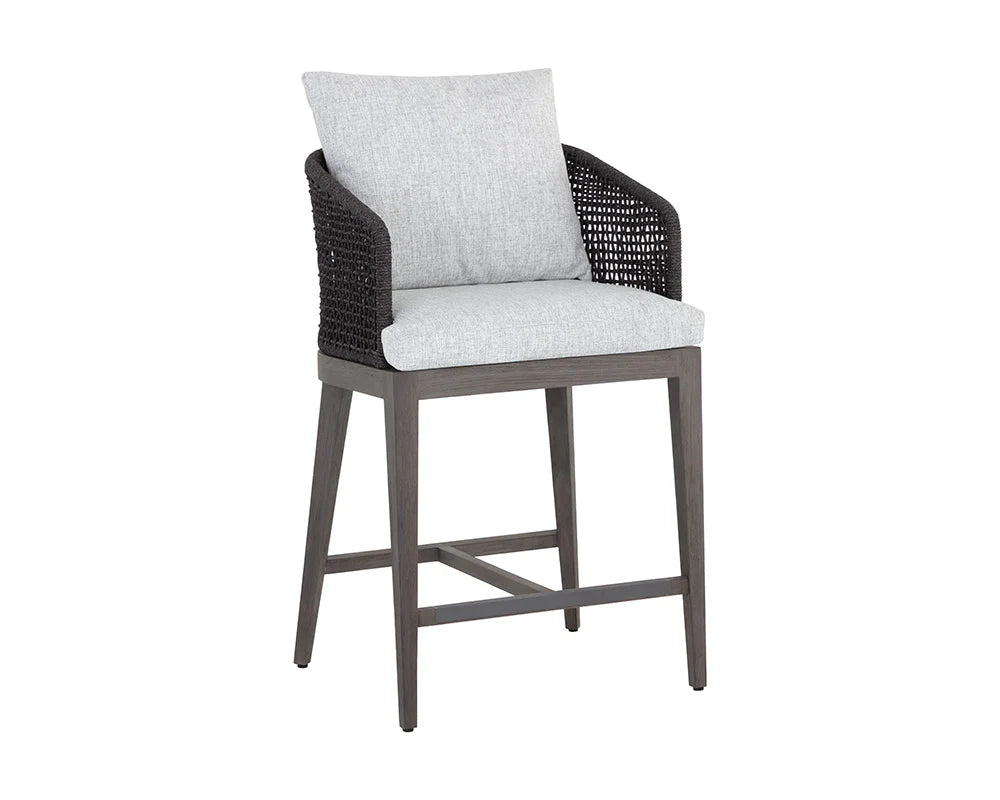 SUNPAN Capri Counter Stool - Smoke Grey