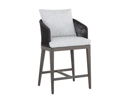 SUNPAN Capri Counter Stool - Smoke Grey