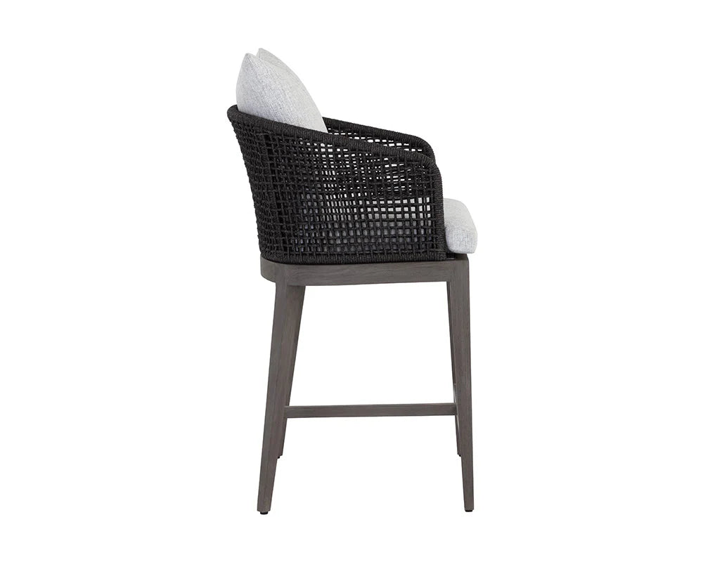 SUNPAN Capri Counter Stool - Smoke Grey