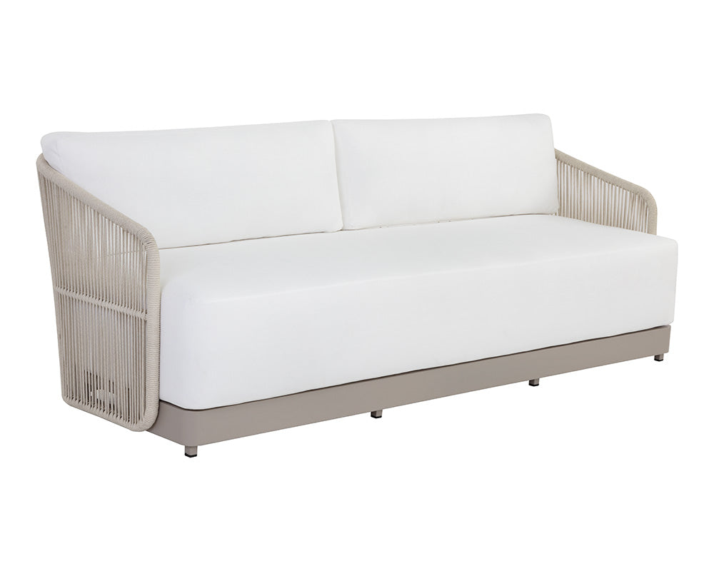 SUNPAN Allariz Sofa - Greige - Stinson White