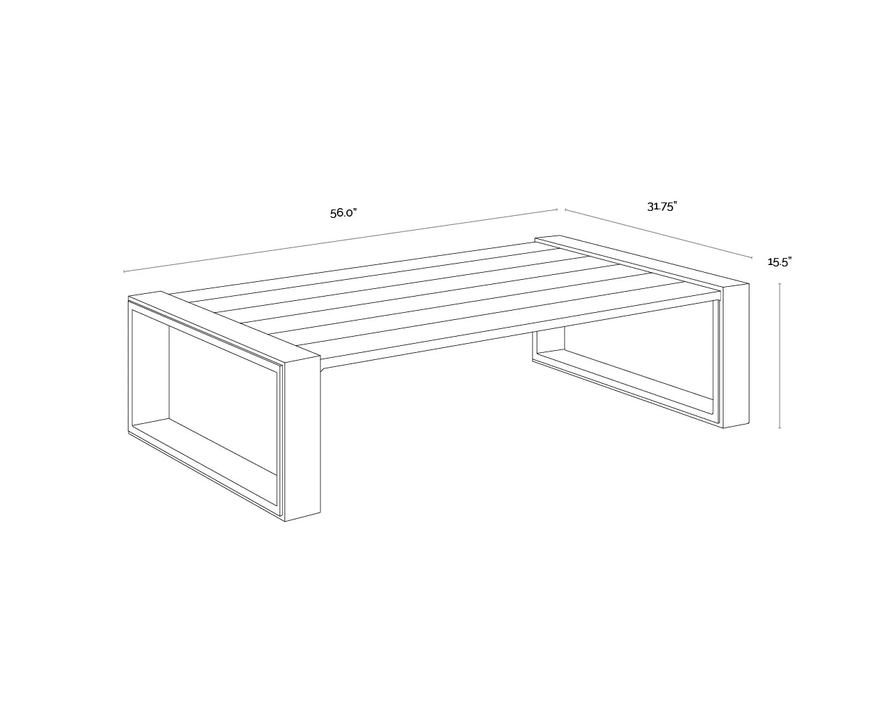 SUNPAN Grado Coffee Table