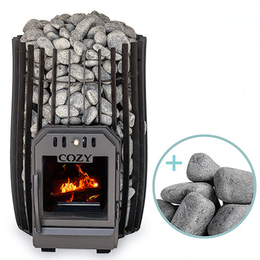 Cozy Heat SW Series Sauna Stove Package, up to 18kW
