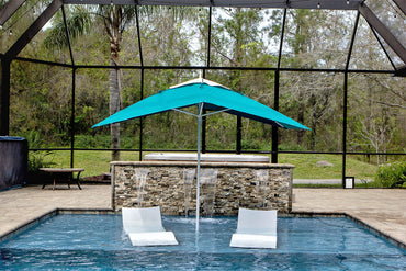 Fiberlite Mandarin 10.0' Rectangular Umbrella - FL10RT