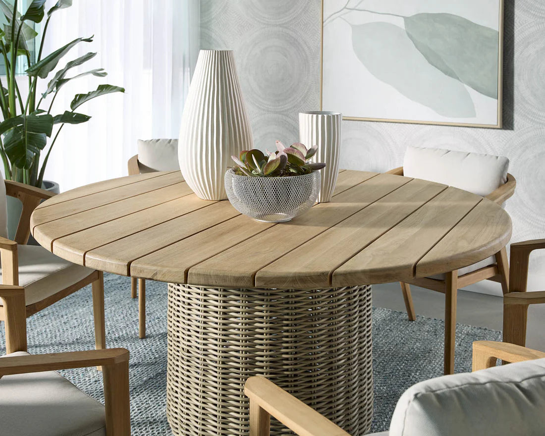 SUNPAN Riviera Dining Table - 60" – Round