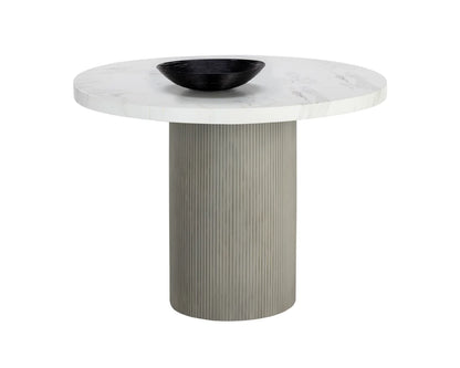 SUNPAN Nicolette Dining Table - Marble Look – 40"