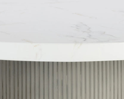 SUNPAN Nicolette Dining Table - Marble Look – 40"