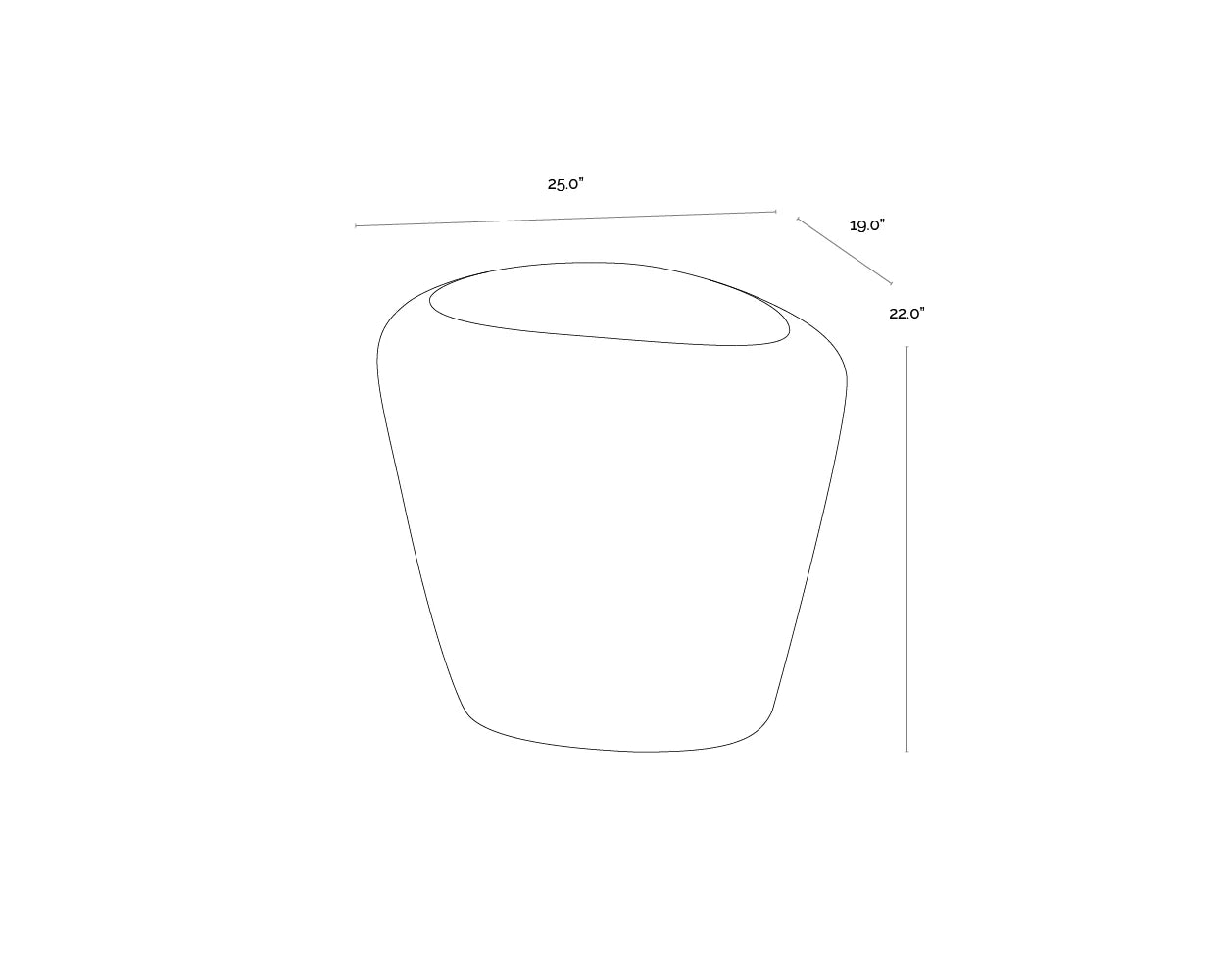 SUNPAN Corvo Side Table