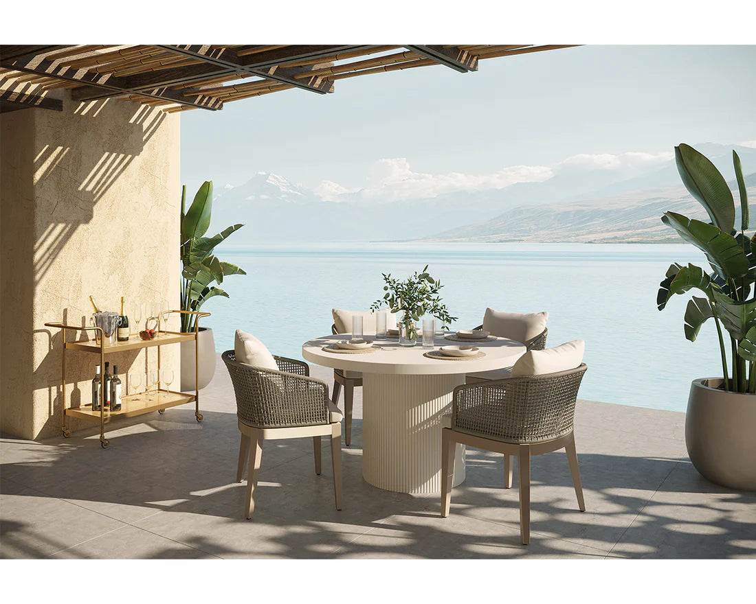 SUNPAN Capri Dining Armchair - Drift Brown