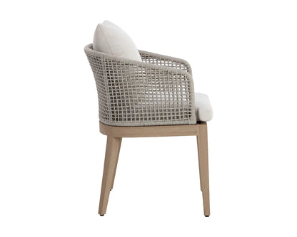 SUNPAN Capri Dining Armchair - Drift Brown
