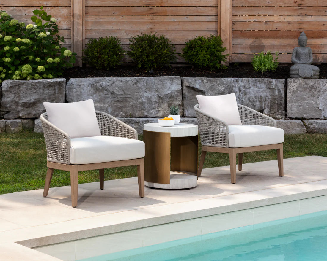 SUNPAN Capri Lounge Chair - Drift Brown