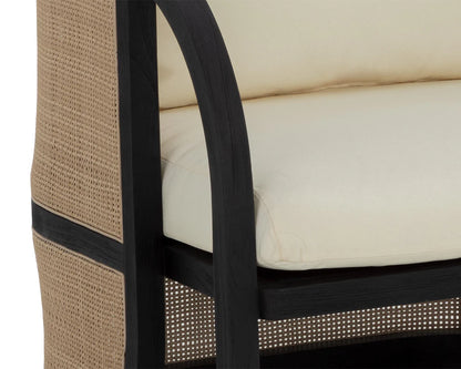 SUNPAN Palermo Lounge Chair - Charcoal