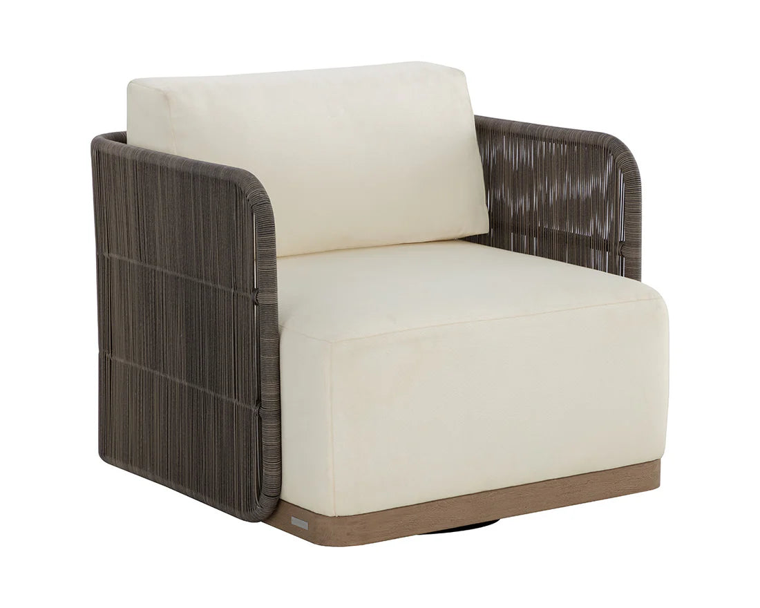 SUNPAN Ravenna Swivel Armchair – Stinson Cream